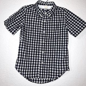 Baby Gap button up shirt boys size 4T blue and white